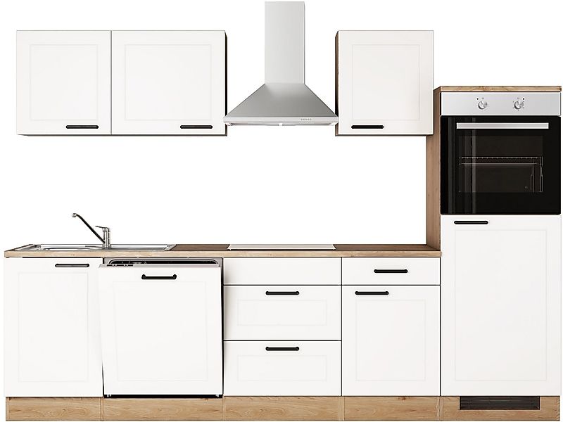 Flex-Well Küche ROMEO & JULIA, im Landhaus-Stil, Breite 280 cm, wahlweise m günstig online kaufen