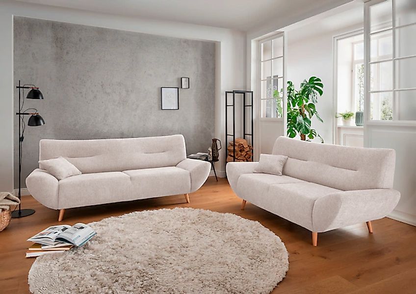 Home affaire Polstergarnitur »Drago, modern und zeitlos, aktuelle Formenspr günstig online kaufen