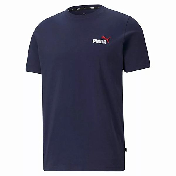 PUMA Herren T-Shirt - ESS Essentials Embroidery Logo Tee, Rundhals, Kurzarm günstig online kaufen