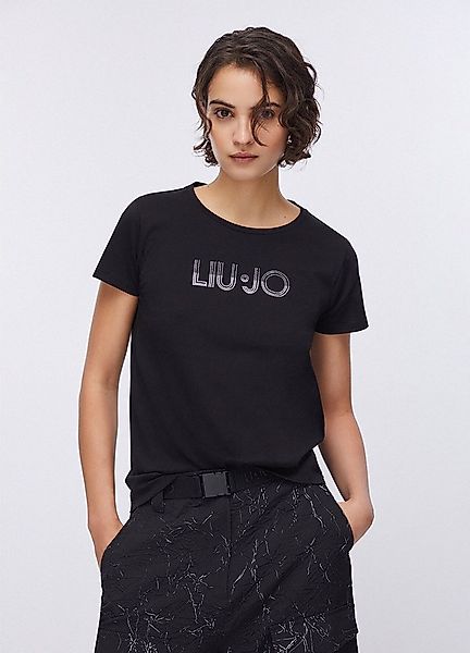 Liu Jo Kurzarmshirt T-Shirt Damen - schwarzes Shirt - Damen T Shirt - Shirt günstig online kaufen