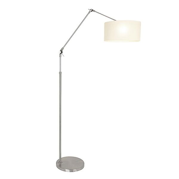 Stehleuchte Prestige Chic in Silber und Weiß-matt E27 400mm günstig online kaufen