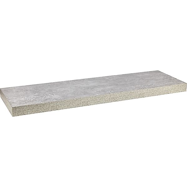 Wandregal Carlton 80 cm x 24 cm x 3,8 cm Beton günstig online kaufen