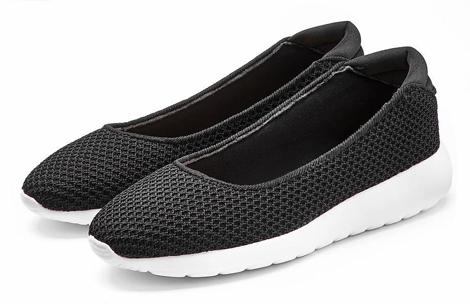 LASCANA Ballerina "Freizeitschuh, Slipper, Halbschuh," zum Reinschlüpfen, l günstig online kaufen