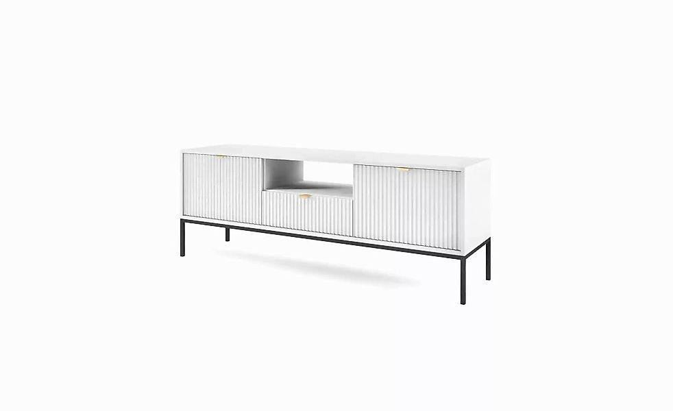 Lowboard  Nova ¦ weiß ¦ Maße (cm): B: 154 H: 56 Kommoden & Sideboards > Low günstig online kaufen