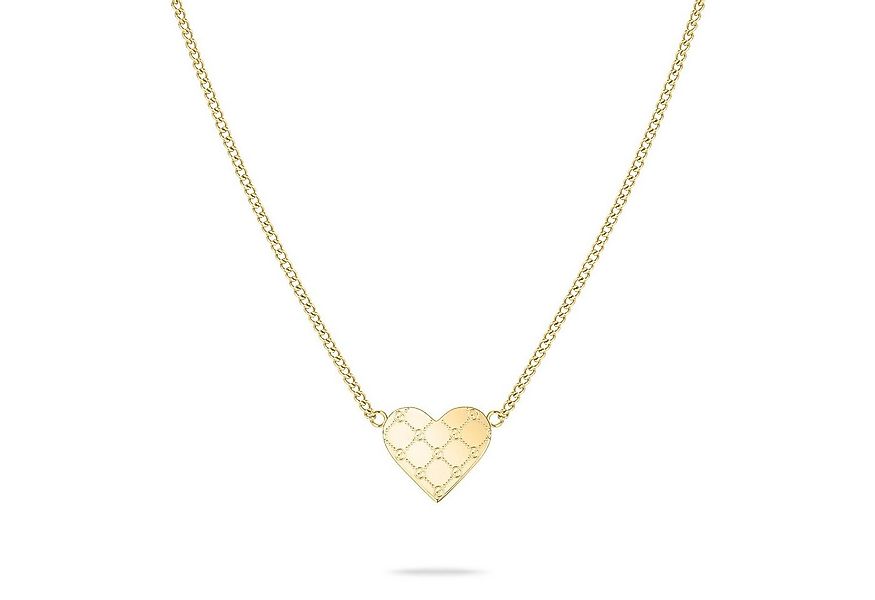 Tamaris Kette mit Anhänger The T-Pattern Heart Edelstahl günstig online kaufen