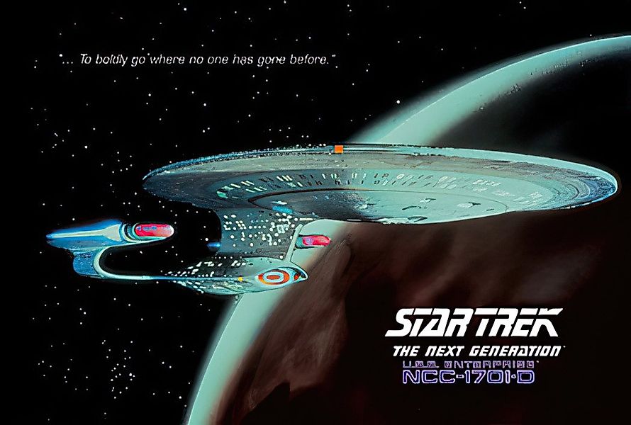 Close Up Poster Star Trek Poster USS Enterprise (1701-D) 101,6 x 68,5 cm günstig online kaufen