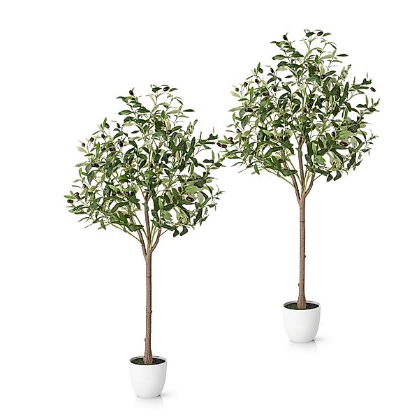 Kunstbaum Künstlicher Olivenbaum, Kunstpflanze Olivenbaum künstlich günstig online kaufen