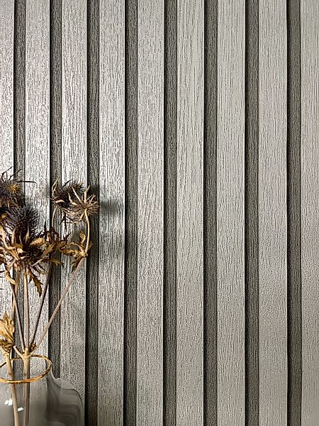 Newroom Vliestapete, Silber Tapete Glamour Paneele günstig online kaufen