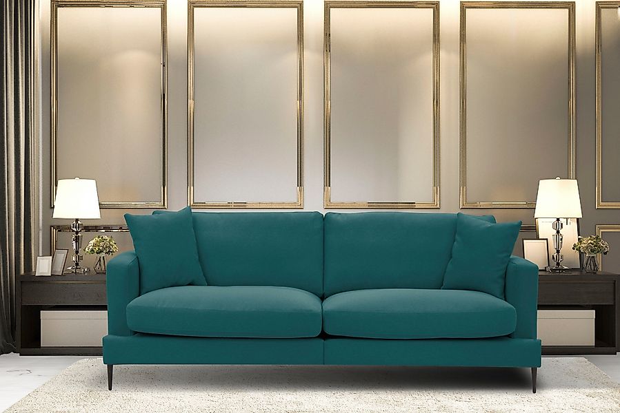 Leonique 3-Sitzer "Cozy elegantes Designsofa, Maße B/T/H: 211/97/80 cm", mi günstig online kaufen