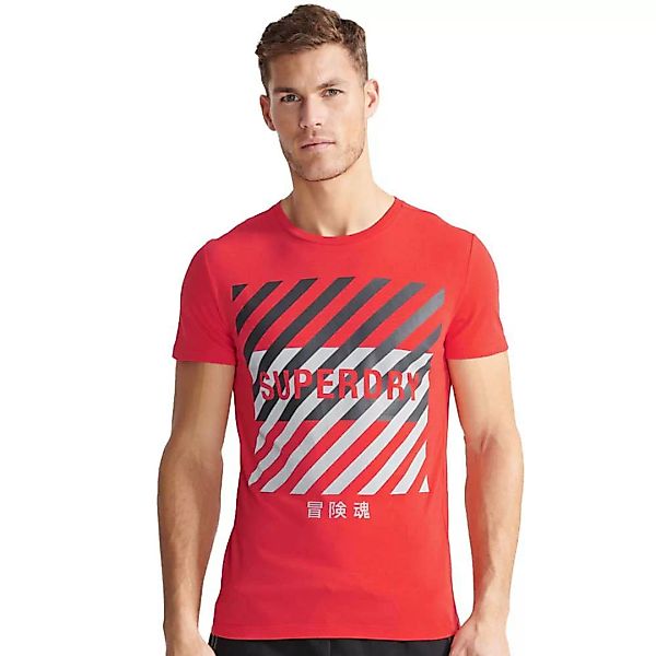 Superdry Training Core Sport Graphic Kurzarm T-shirt XL Apple Red günstig online kaufen