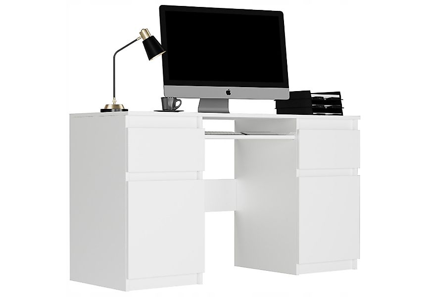 Home Collective Schreibtisch mit 2 Schubladen, günstig online kaufen