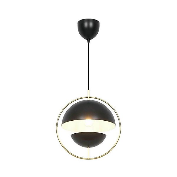 Pendelleuchte Tavia, schwarz, Ø 33 cm, Metall günstig online kaufen