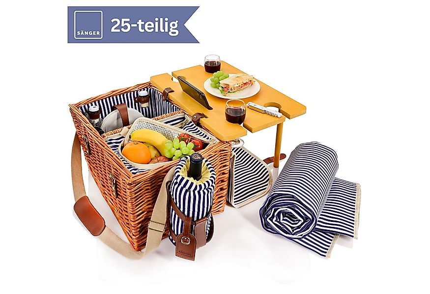 SÄNGER Picknickkorb Borkum (Set, 25 St., Picknickkorb), 4 Personen, integri günstig online kaufen