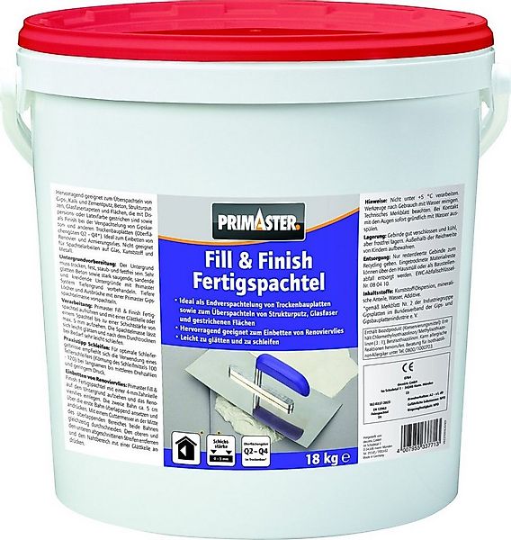 Primaster Fertigspachtel Primaster Fertigspachtel Fill & Finish 18 kg günstig online kaufen