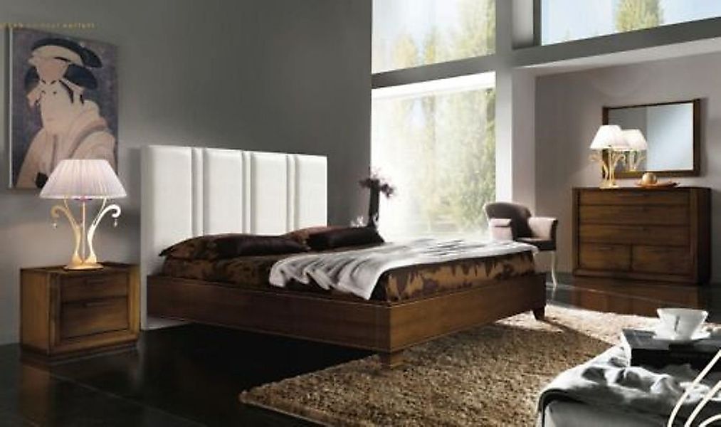 JVmoebel Bett Schlafzimmer Betten Doppel Bettrahmen Holz Doppelbett Polster günstig online kaufen