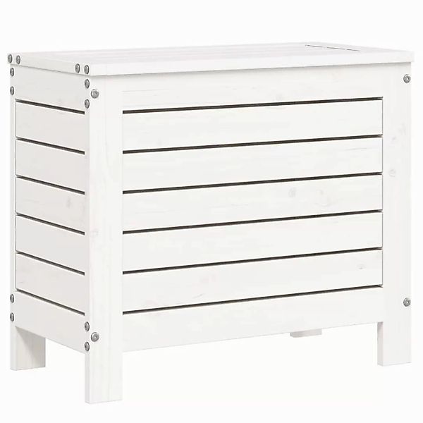 vidaXL Sofaelement Gartenhocker Weiß 62x31,5x52 cm günstig online kaufen