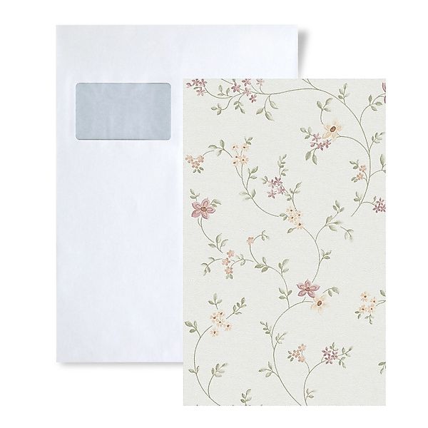 PROFHOME 1 MUSTERSTÜCK S-937701-GU DIN A4 MUSTER der Floral Tapete günstig online kaufen