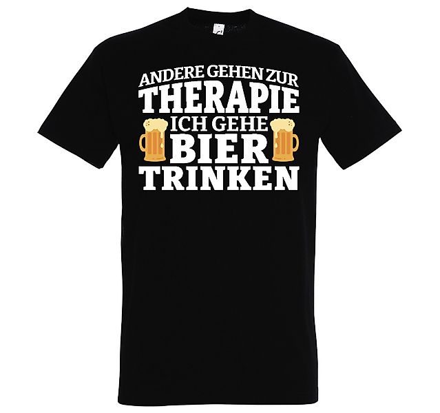 Youth Designz T-Shirt Bier Therapie Herren günstig online kaufen