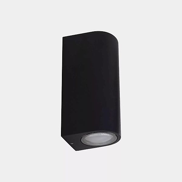 LEDS-C4 Außenwandlampe Eko Double, schwarz, Breite 7 cm, Alu günstig online kaufen