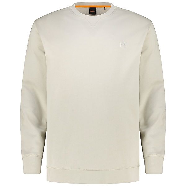 BOSS Sweatshirt aus Biobaumwolle Farbe beige Größe: 6XL günstig online kaufen