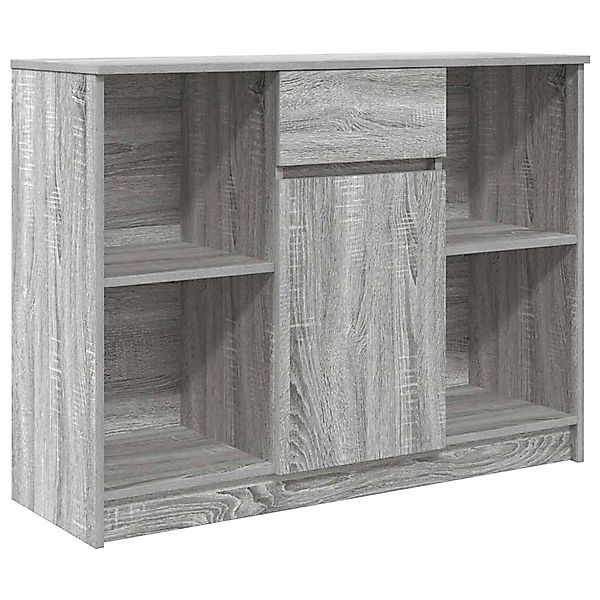 vidaXL Sideboard mit Schublade Grau Sonoma 101x35x76 cm Holzwerkstoff 86156 günstig online kaufen