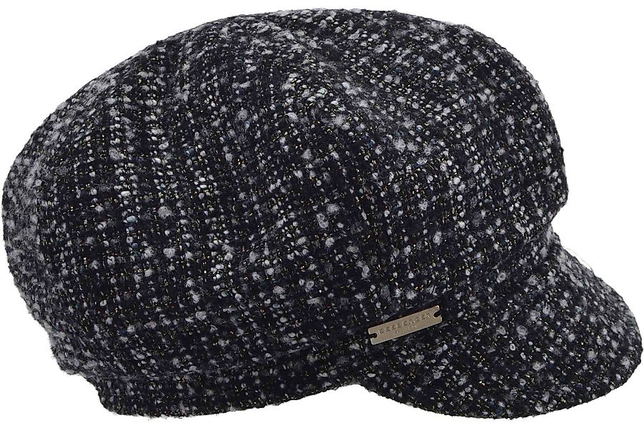 Seeberger Ballonmütze Tweedstoff Ballonmütze 19778-0 günstig online kaufen