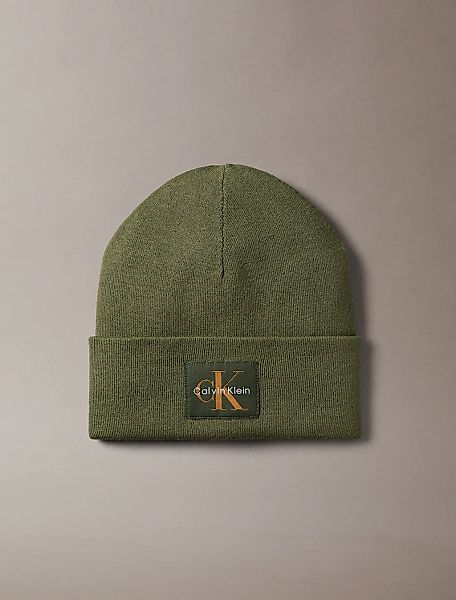 Calvin Klein Beanie "MONOLOGO PATCH BEANIE" Perfekt für den Alltag günstig online kaufen