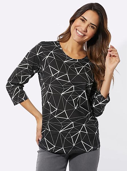 Classic Basics Rundhalsshirt "3/4-Arm-Shirt", (1 tlg.) günstig online kaufen