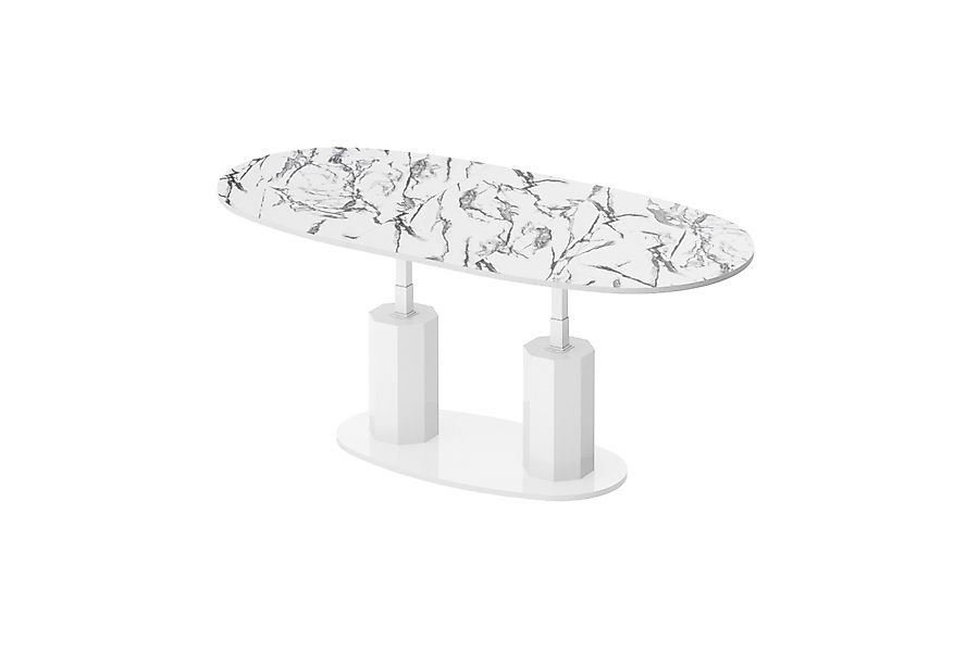 designimpex Couchtisch Design HBL-111 stufenlos höhenverstellbar günstig online kaufen