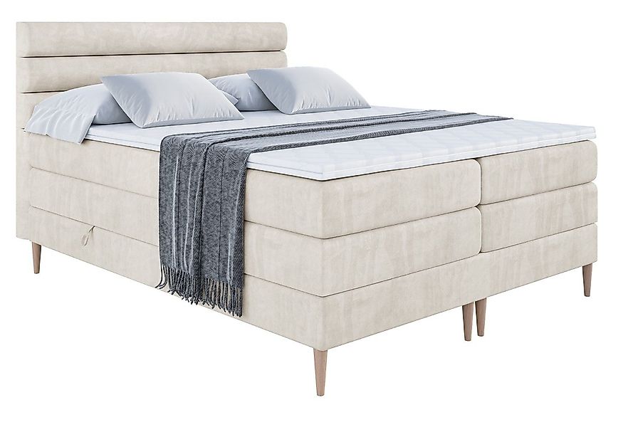 ALTDECOR Boxspringbett CELESTIA-F KING (Multipocket-Matratze H4, günstig online kaufen