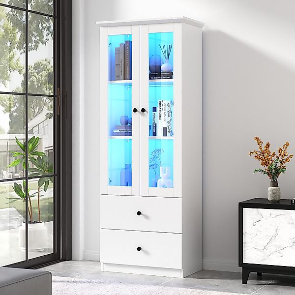 HAUSS SPOLE Vitrine mit USB-Anschluss, LED-Beleuchtung, günstig online kaufen