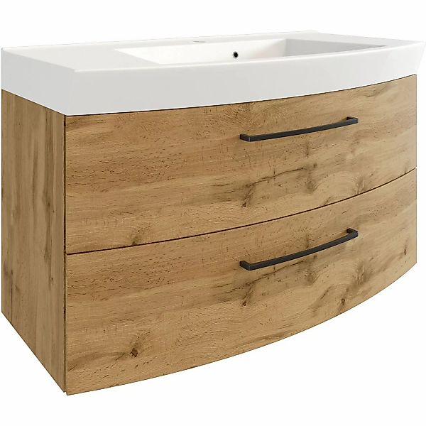 Held Möbel Waschtisch Florenz 100 cm Wotaneiche günstig online kaufen