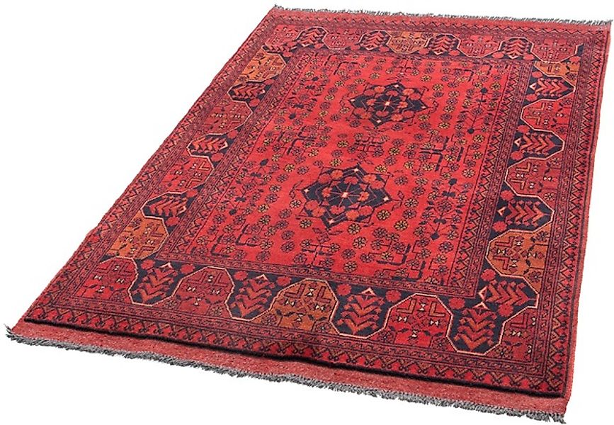 morgenland Orientteppich »Afghan - Kunduz - 145 x 103 cm - dunkelrot«, rech günstig online kaufen