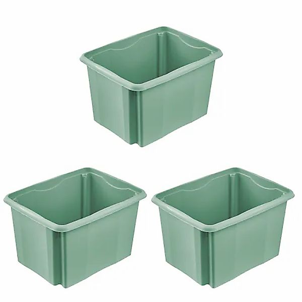 keeeper Aufbewahrungsbox »Emil, 3er Set, 30 L, 44,5 x 34,5 x 27 cm« ineinan günstig online kaufen