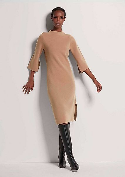 MADELEINE Strickkleid Halbarm Kaschmir-Strickkleid in Midilänge Feminines D günstig online kaufen