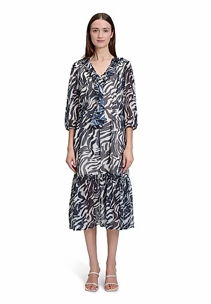 Betty&Co Volantkleid "Betty & Co Damen Sommerkleid Volantkleid mit V-Aussch günstig online kaufen