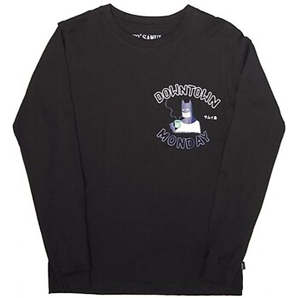 Ko Samui Tailors  T-Shirts & Poloshirts Wanderlust Schwarzes Langarm-T-Shir günstig online kaufen