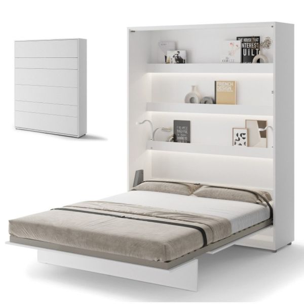 yourhouse24 Schrankbett Bed Concept Wandklappbett Vertikal günstig online kaufen