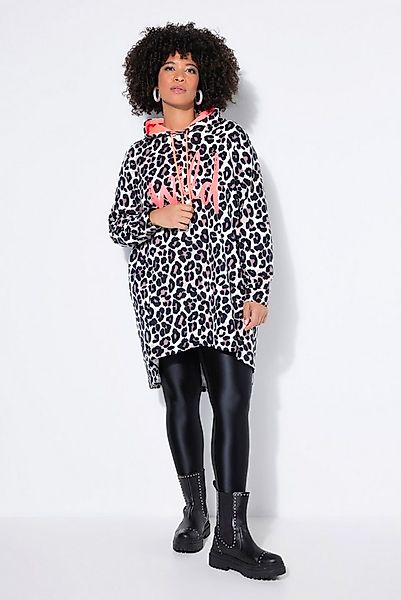 Angel of Style Sweatshirt Long-Hoodie Kapuzensweater Leo-Muster WILD günstig online kaufen