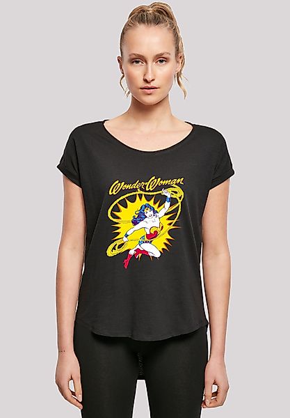 F4NT4STIC T-Shirt "DC Comics Wonder Woman Vintage Leap", Damen,Premium Merc günstig online kaufen