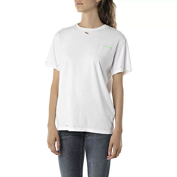 Replay W3301e Kurzärmeliges T-shirt S White günstig online kaufen