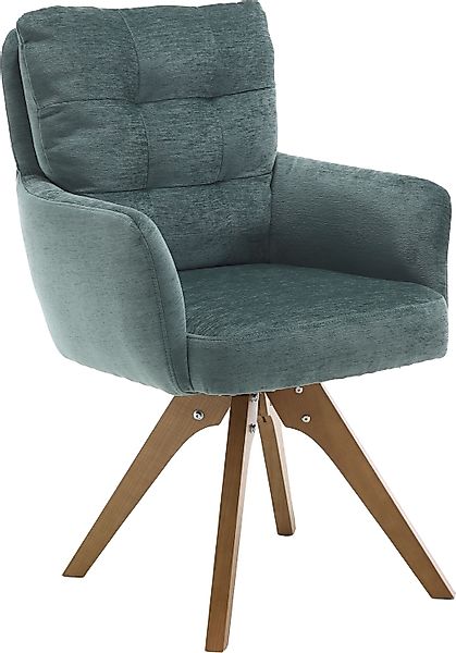 Home affaire Esszimmerstuhl "Sant Tropez", (Set), 2 St., Boucle günstig online kaufen