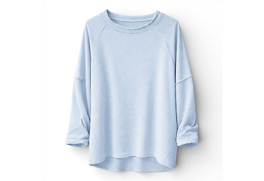 OriginalYou Sweatshirt Damen Langarmshirt Baumwoll Strand Sweater One Size günstig online kaufen