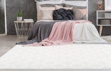 calo-deluxe Teppich "Latemar 200" rechteckig 7 mm Höhe Hoch- Tief Struktur, günstig online kaufen