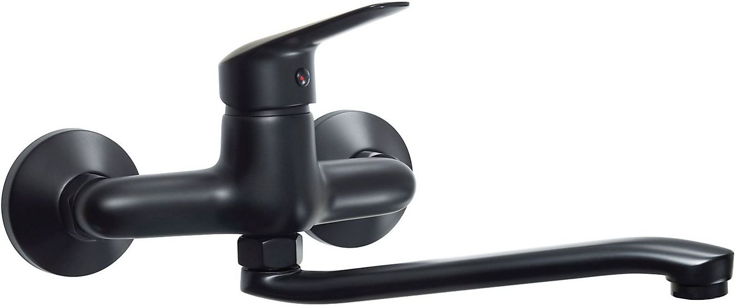 Deante Spültischarmatur BORO Küchenarmatur Wandmontage Schwenkauslauf, Farb günstig online kaufen