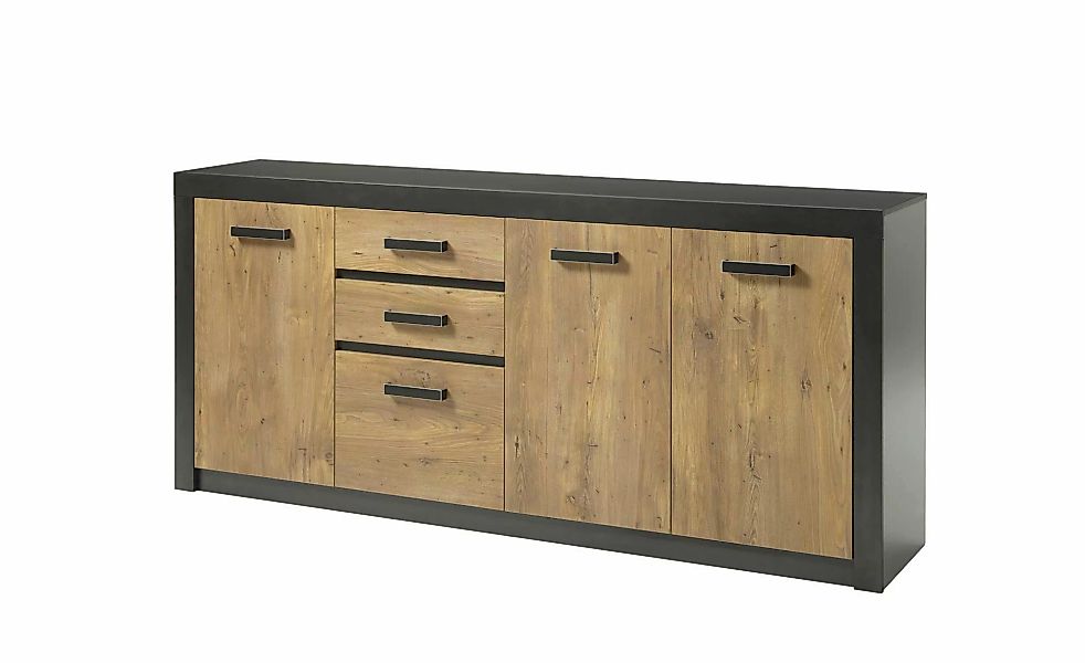 Sideboard  Balerma ¦ grau ¦ Maße (cm): B: 198 H: 88 T: 42.0 Aktuelles > Woh günstig online kaufen