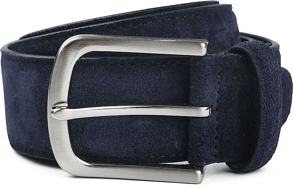 Suitable Ledergürtel Wildleder Navy - Größe 105 günstig online kaufen