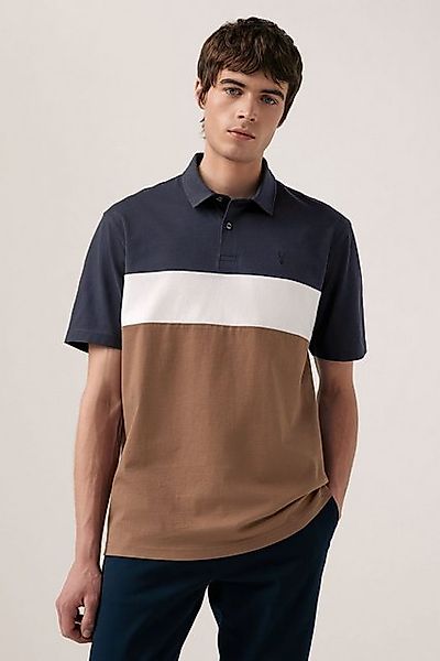 Next Poloshirt Poloshirt mit breitem Bruststreifen (1-tlg) günstig online kaufen