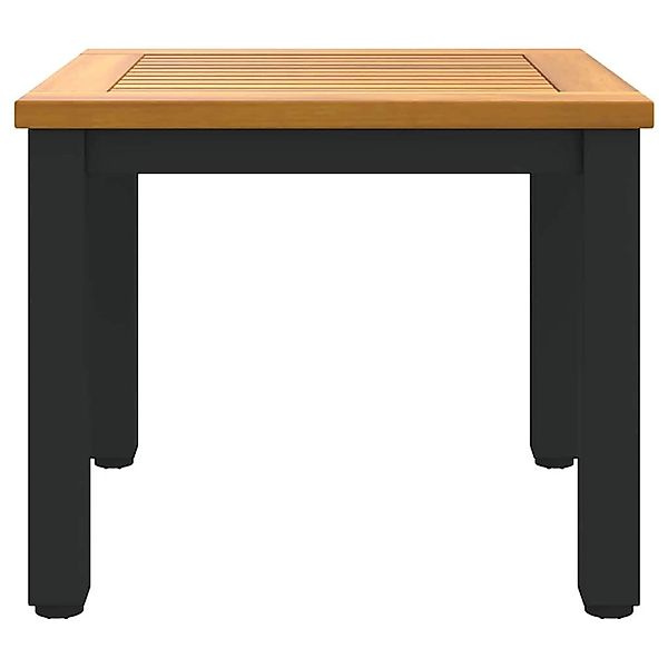 vidaXL Gartentische Natur und Schwarz 45 x 45 x 38 cm 4010618 günstig online kaufen