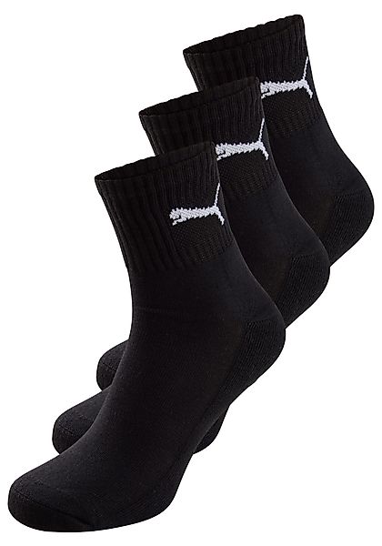 PUMA Sportsocken short crew (3-Paar) gepolsterte günstig online kaufen